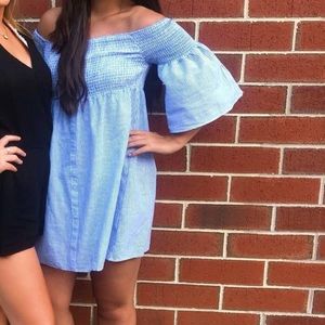 Off the shoulder dress